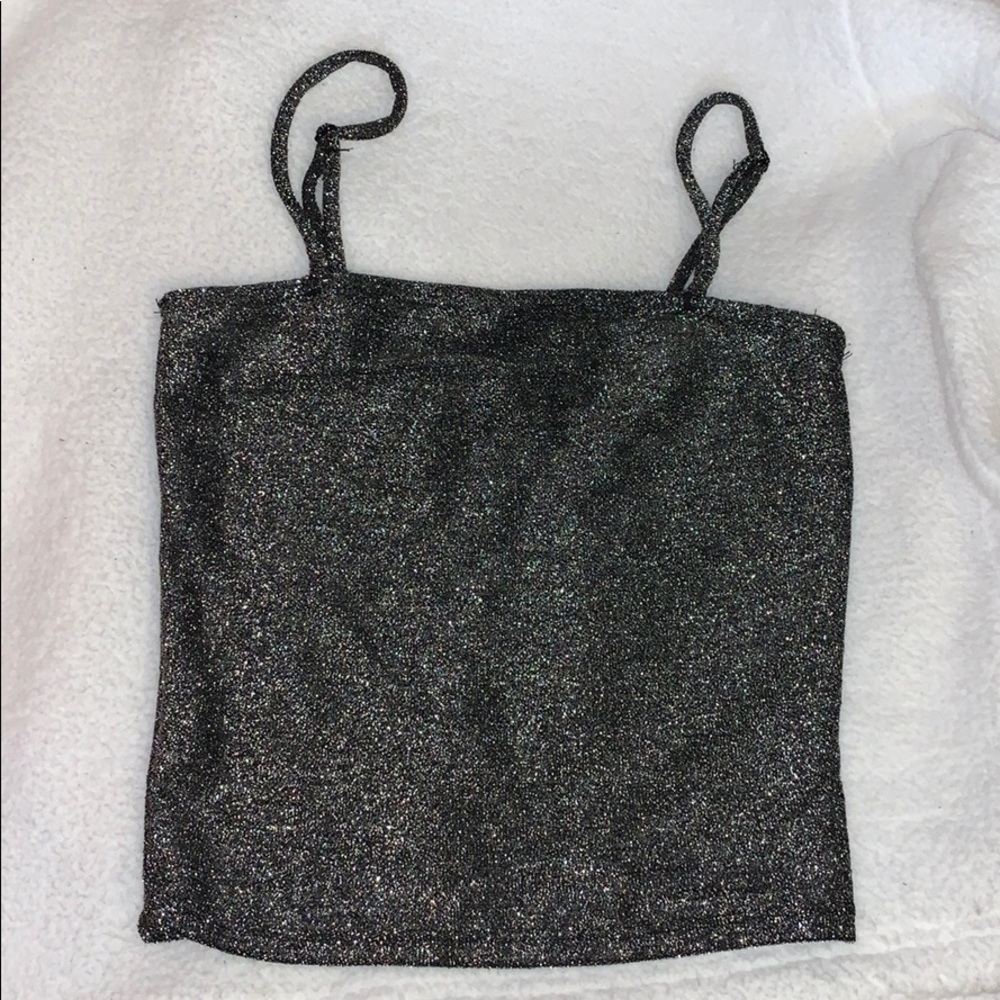 Sparkly crop top